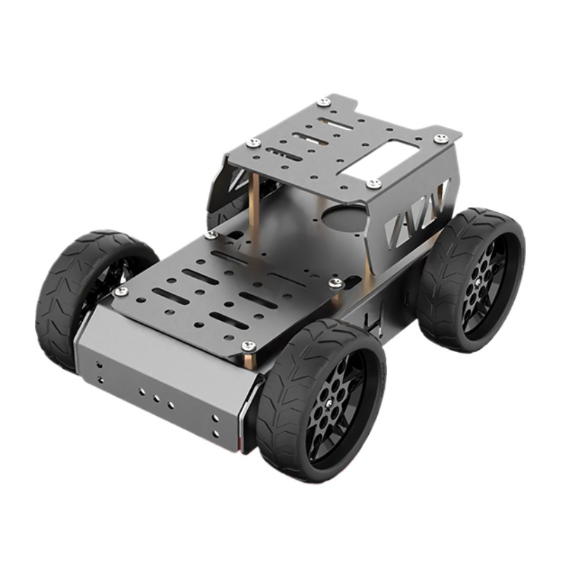 Diy Robot Electronics Kit - Четырехколесная электрическая тележка с алюминиевой рамой,
