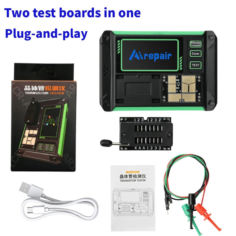 Diy Home Electronics Lab - Многофункциональный тестер транзисторов LCR-AR1: измеритель емкости,