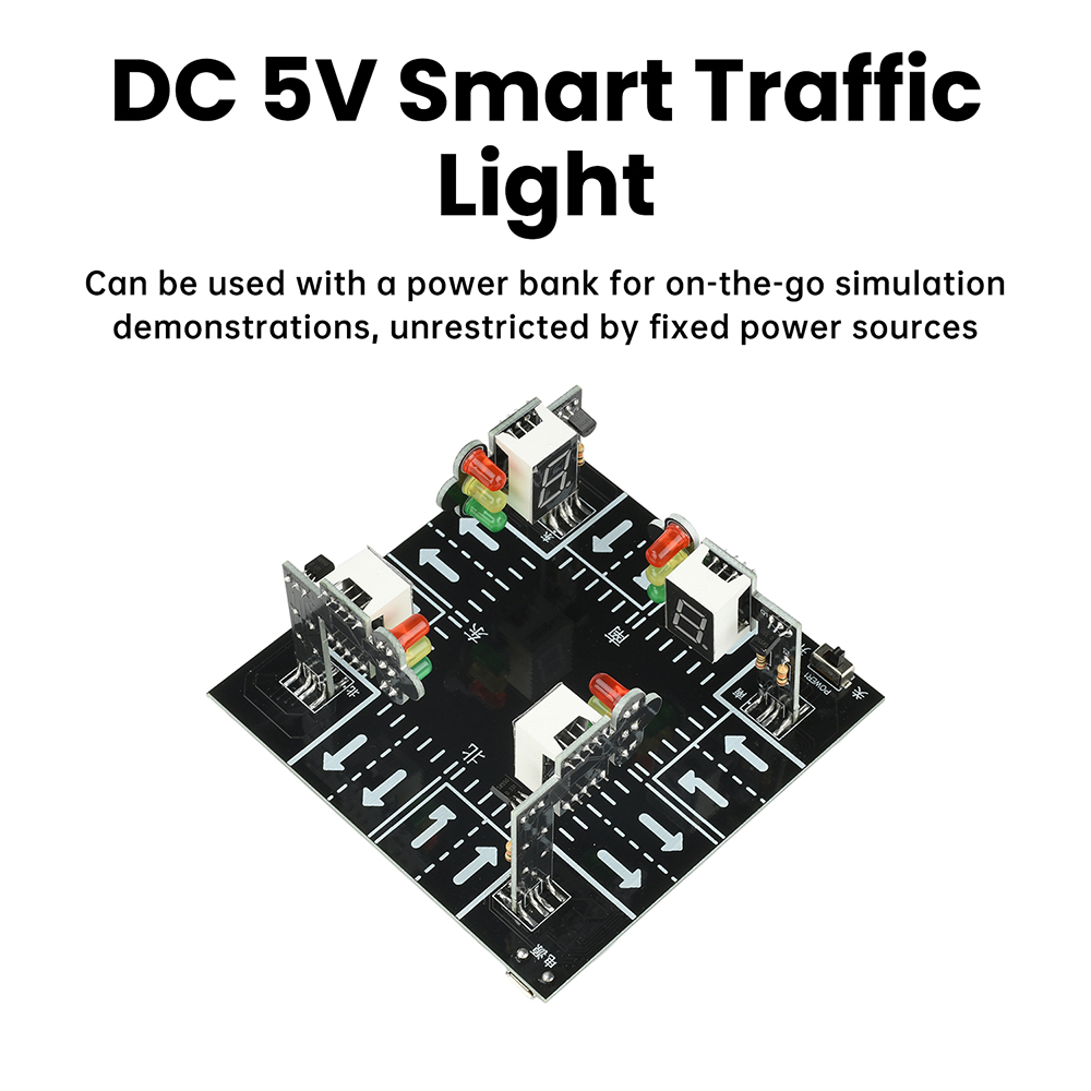 Diy Electronics Kits For Adults - Комплект симулятора светофора со звуковыми мигающими