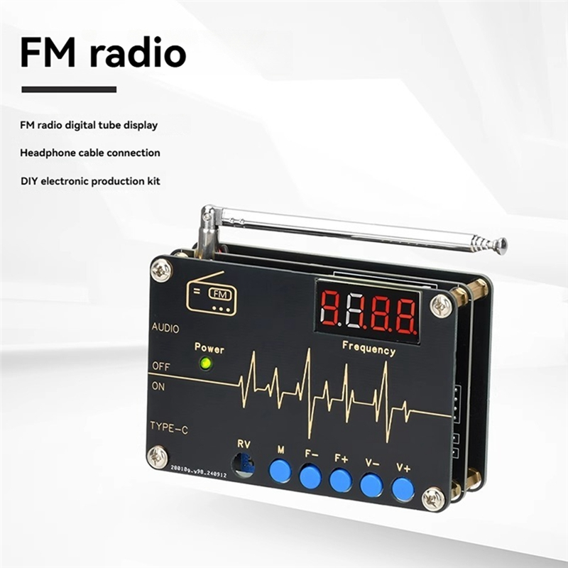 Diy Electronics Youtube - A73E-RDA5807M FM-радио DIY комплект 87-108 МГц