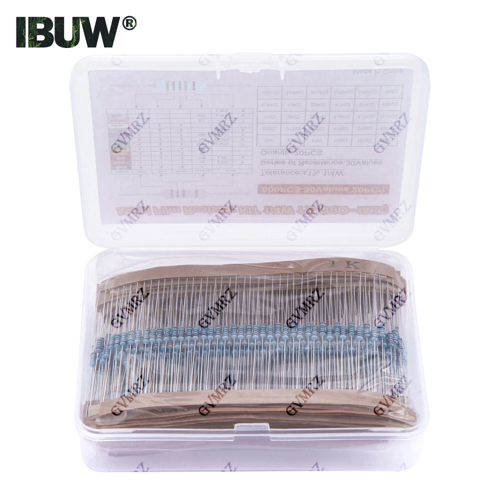 600 шт., 30 значений, 1/4 Вт,  – обзор и цена Resistor Kit 1 4W