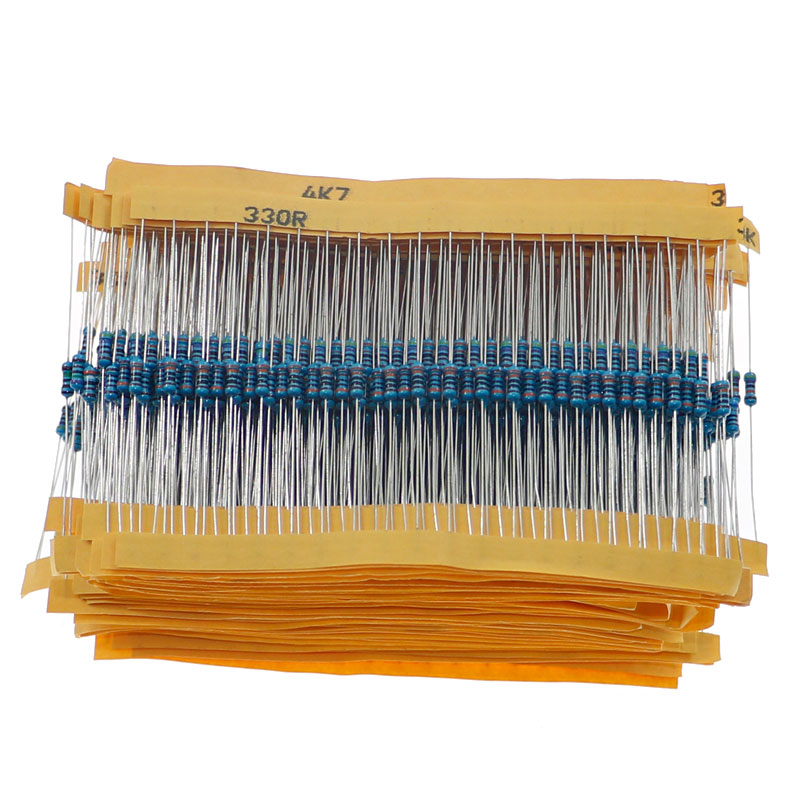 600 шт., 30 видов x 20 шт., ко – обзор и цена Resistor Kit 1 4W
