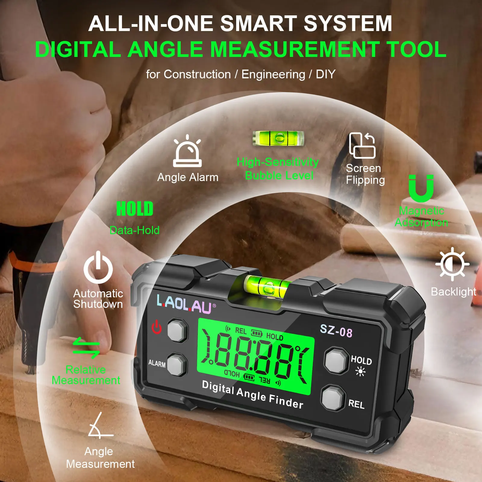 Цифровой угломер с пузырьковым – обзор и цена Diy Electronics Storage