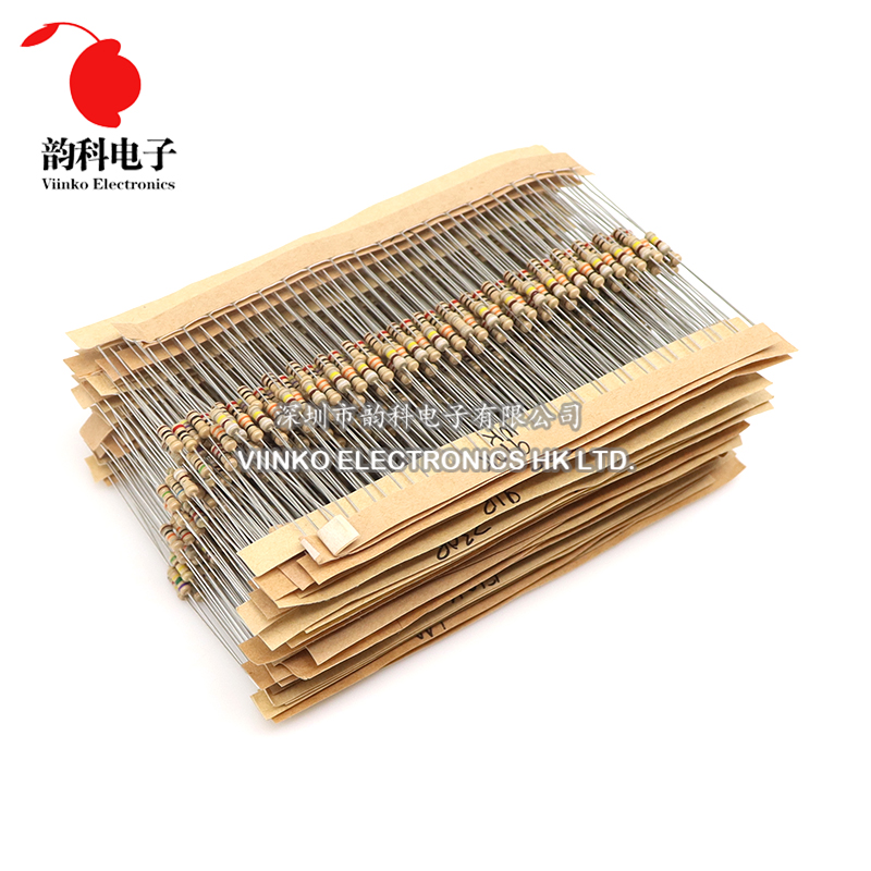 860 шт. 1/4 Вт набор карбоновы – обзор и цена Resistor Kit 1 4W
